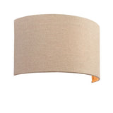 Ghedi Quinta 1 Wall Light Natural Linen — SantoLusso®