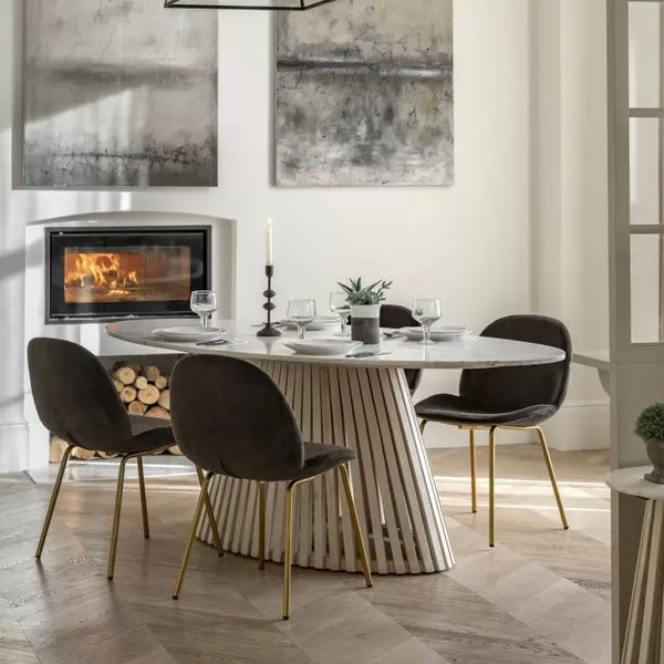 Ghedi Ramano Oval Dining Table — SantoLusso®