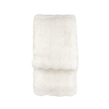 Ghedi Rasso Rabbit Fur Throw Cream — SantoLusso®