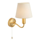 Ghedi Ravenna Bathroom 1 Wall Light Satin Brass — SantoLusso®