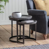 Ghedi Reggia Nest of 2 Tables — SantoLusso®