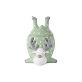 Ghedi Reindeer Pot with Lid Green — SantoLusso®