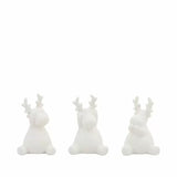 Ghedi Reindeer with LED White Set of 3 — SantoLusso®