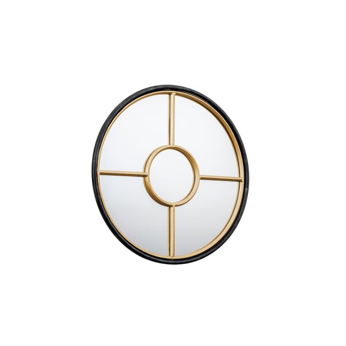 Ghedi Remo Round Mirror Gold Small — SantoLusso®