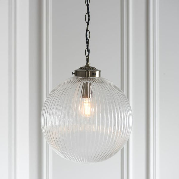 Ghedi Rialta Pendant Light Clear Glass Large — SantoLusso®