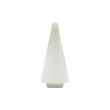 Ghedi Ribbed Tree White Frost Glass Small — SantoLusso®