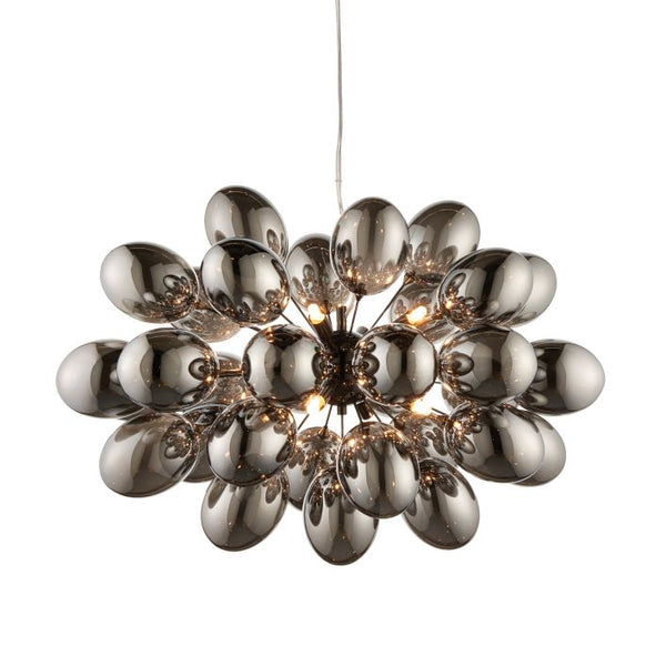 Ghedi Ricciardo 8 Pendant Light Black Chrome — SantoLusso®