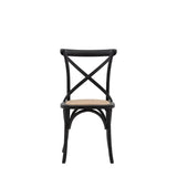 Ghedi Rigard Chair Black Rattan (2pk) — SantoLusso®