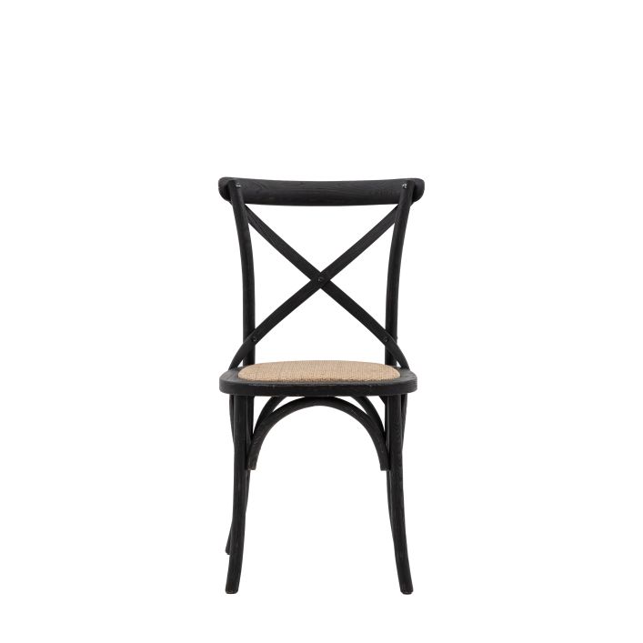 Ghedi Rigard Chair Black Rattan (2pk) — SantoLusso®