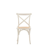 Ghedi Rigard Chair White Rattan (2pk) — SantoLusso®