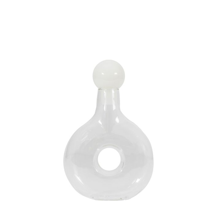 Ghedi Ringo Bottle with Stopper White — SantoLusso®