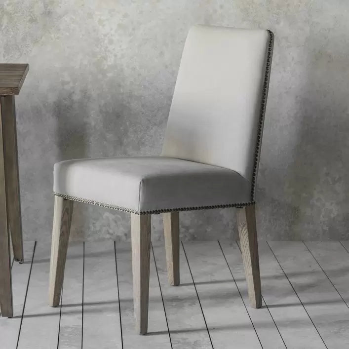 Ghedi Roberta Dining Chair Cement Linen (2pk) — SantoLusso®