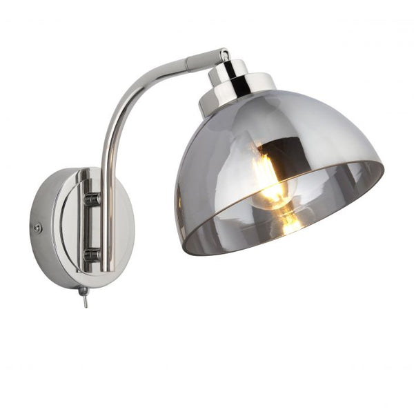 Ghedi Roccah 1 Wall Light Nickel — SantoLusso®