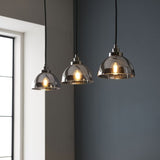 Ghedi Roccah 3 Pendant Light Nickel — SantoLusso®