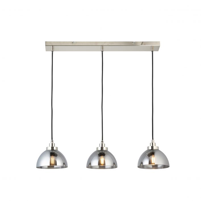 Ghedi Roccah 3 Pendant Light Nickel — SantoLusso®