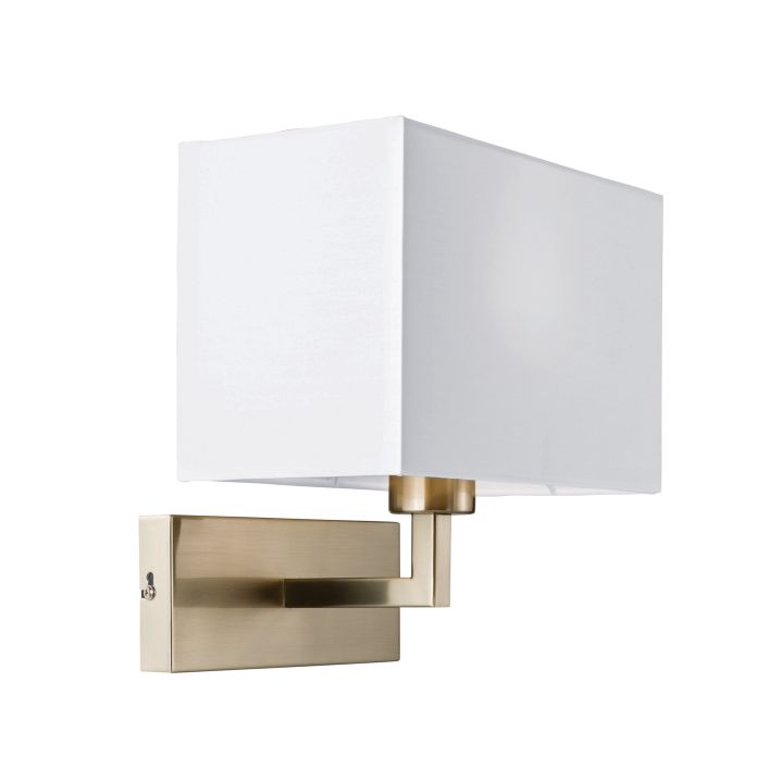 Ghedi Romano Wall Light Satin Nickel — SantoLusso®