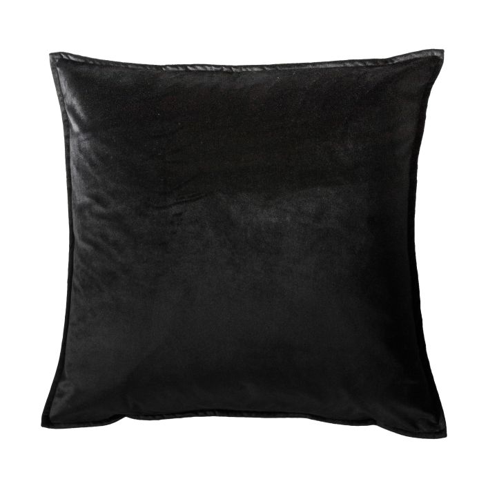 Ghedi Ruma Velvet Oxford Cushion Black — SantoLusso®