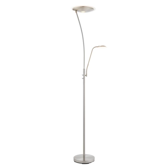 Ghedi Sannio Floor Lamp Satin Chrome — SantoLusso®