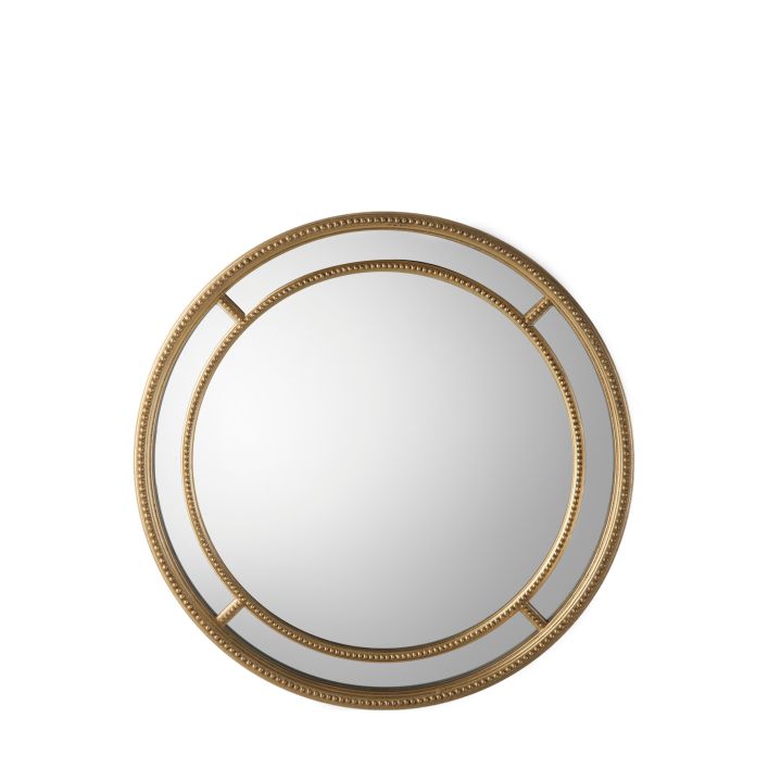 Ghedi Sarita Round Mirror Gold — SantoLusso®