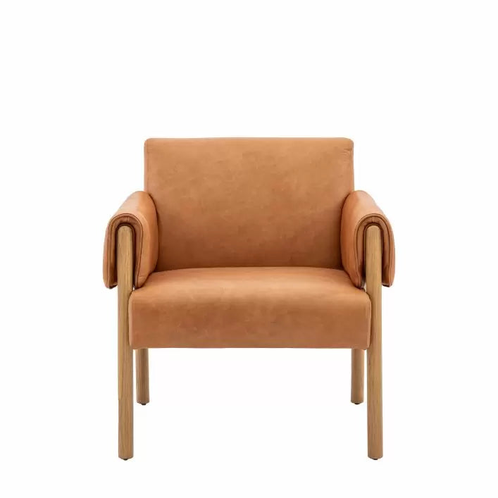 Ghedi Secci Armchair Brown Leather — SantoLusso®