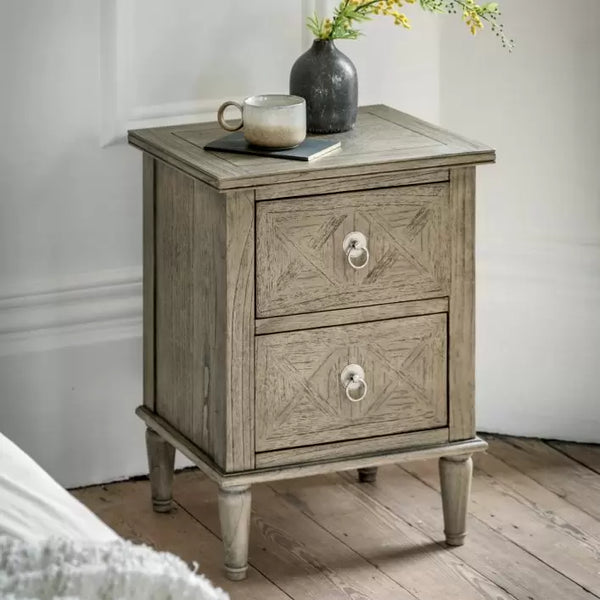 Ghedi Segre 2 Drawer Bedside Table — SantoLusso®