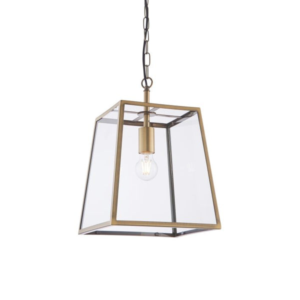 Ghedi Selwyn Pendant Light Antique Brass — SantoLusso®