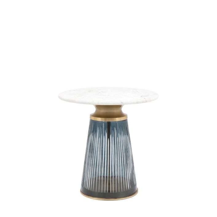 Ghedi Sierra Side Table Blue — SantoLusso®