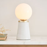 Ghedi Siro Table Lamp Marble — SantoLusso®