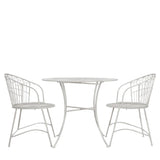 Ghedi Sonnato 2 Seater Bistro Set Vanilla — SantoLusso®