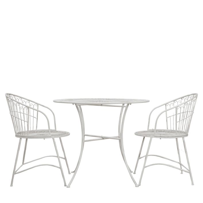 Ghedi Sonnato 2 Seater Bistro Set Vanilla — SantoLusso®