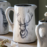 Ghedi Stag Pitcher Vase Large Distressed — SantoLusso®