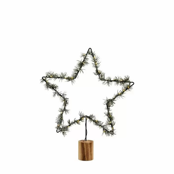 Ghedi Star with Pine LED Green 500x90x600mm — SantoLusso®