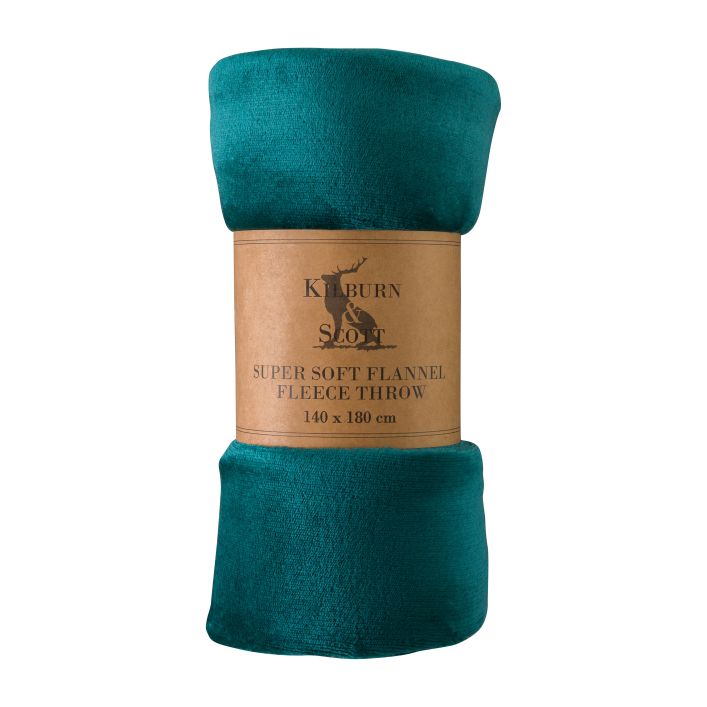 Ghedi Succa Flannel Fleece Teal — SantoLusso®