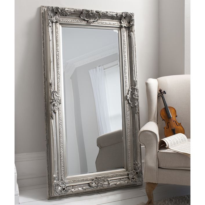 Ghedi Terenciano Leaner Mirror Silver — SantoLusso®