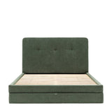 Ghedi Teziano 2 Drawer Bedstead Double Green — SantoLusso®