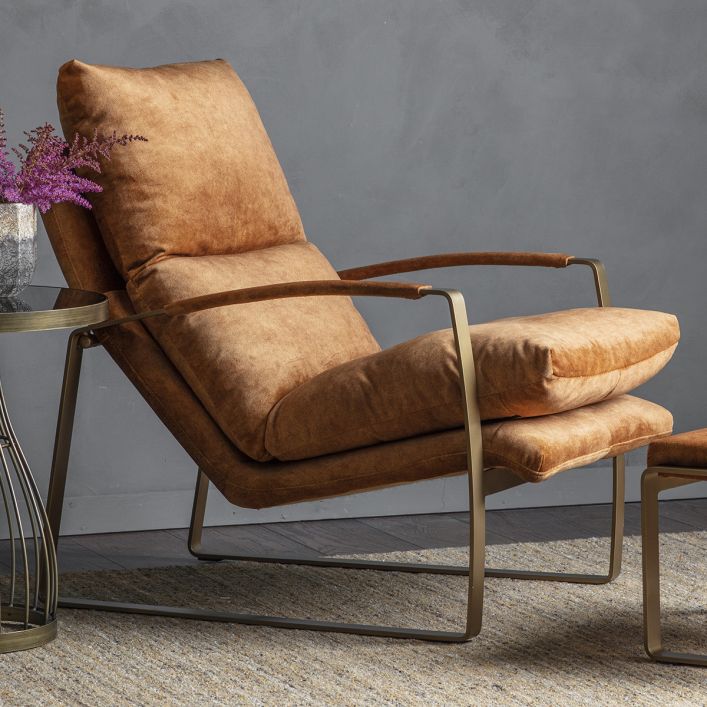 Ghedi Tinella Lounger Ochre — SantoLusso®