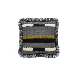 Ghedi Trassi Blocks Cushion with Fringe — SantoLusso®