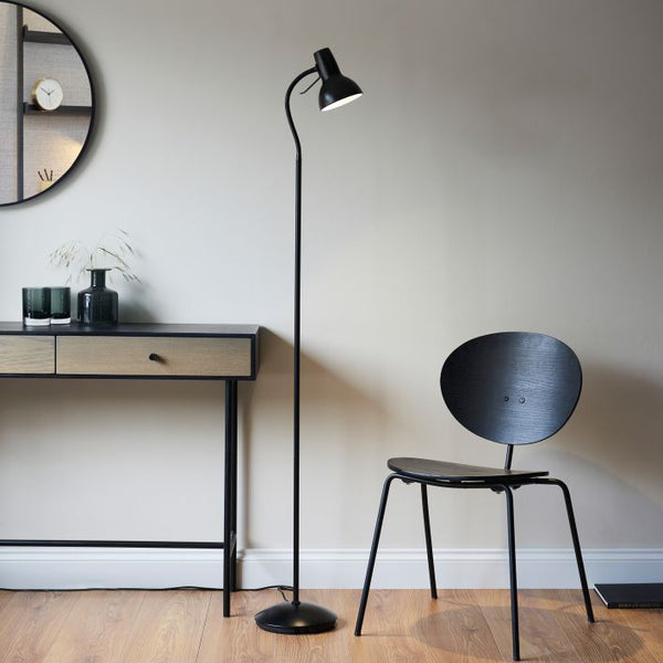 Ghedi Turin Floor Lamp Black — SantoLusso®