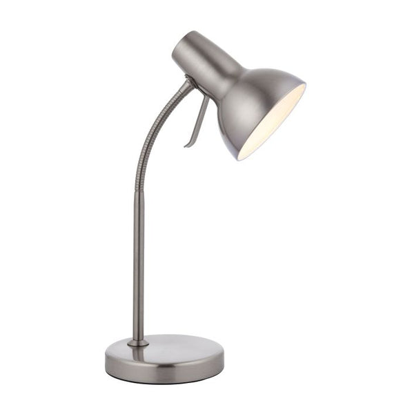 Ghedi Turin USB Table Lamp Nickel — SantoLusso®