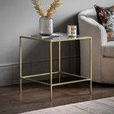 Ghedi Ulla Side Table Champagne — SantoLusso®