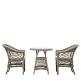 Ghedi Urcio Bistro Set Stone — SantoLusso®