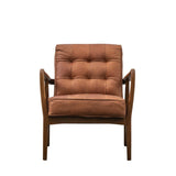 Ghedi Vasenda Armchair Vintage Brown Leather — SantoLusso®