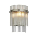 Ghedi Verti 1 Wall Light Bright Nickel — SantoLusso®