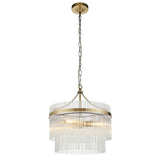 Ghedi Verti 3 Pendant Light Antique Brass — SantoLusso®