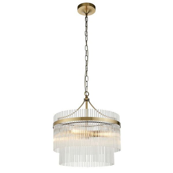 Ghedi Verti 3 Pendant Light Antique Brass — SantoLusso®