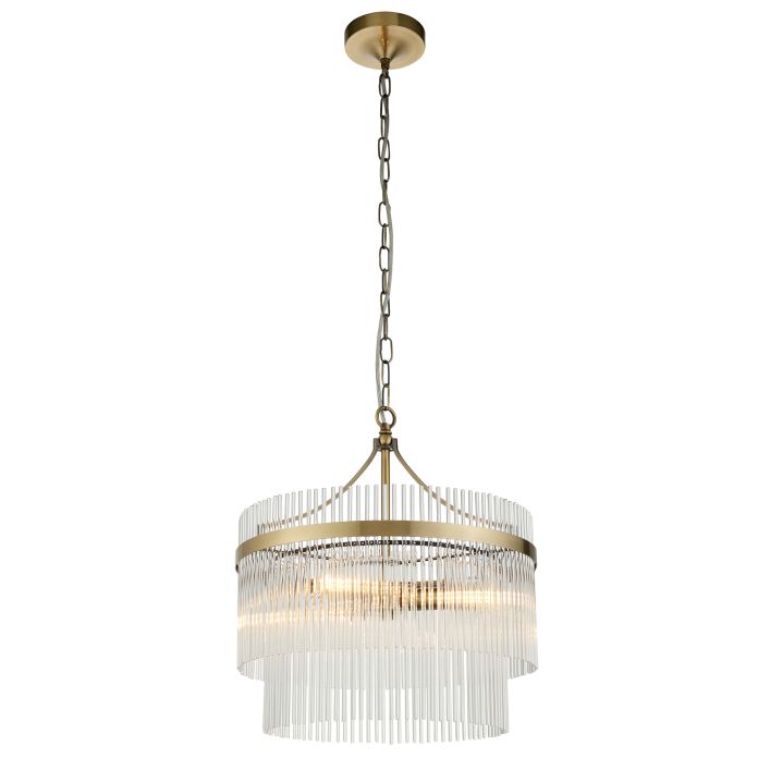 Ghedi Verti 3 Pendant Light Antique Brass — SantoLusso®