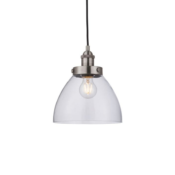 Ghedi Vespera 1 Pendant Light Brushed Silver — SantoLusso®