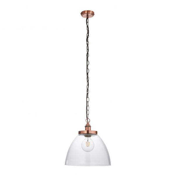 Ghedi Vespera Grand 1 Pendant Light Aged Copper — SantoLusso®