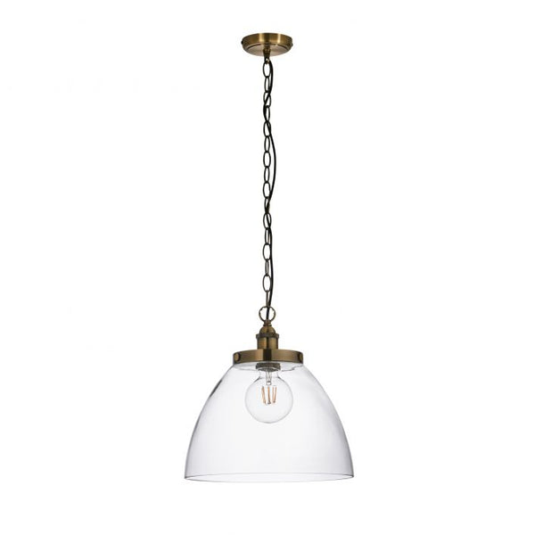 Ghedi Vespera Grand 1 Pendant Light Antique Brass — SantoLusso®