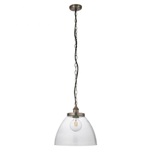 Ghedi Vespera Grand 1 Pendant Light Brushed Silver — SantoLusso®